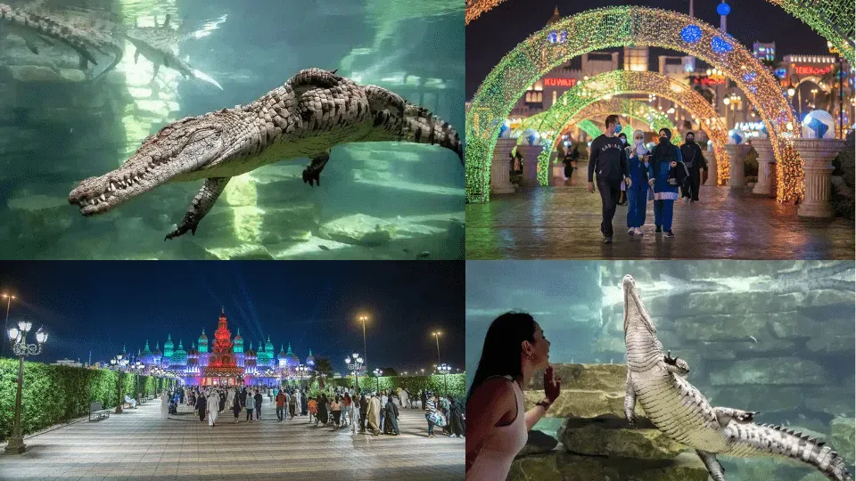 Global Village + Dubai Crocodile Park – Combo - Image 1